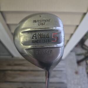 Allied 5 Wood Golf Club 21° Loft Investment Cast Since 1925